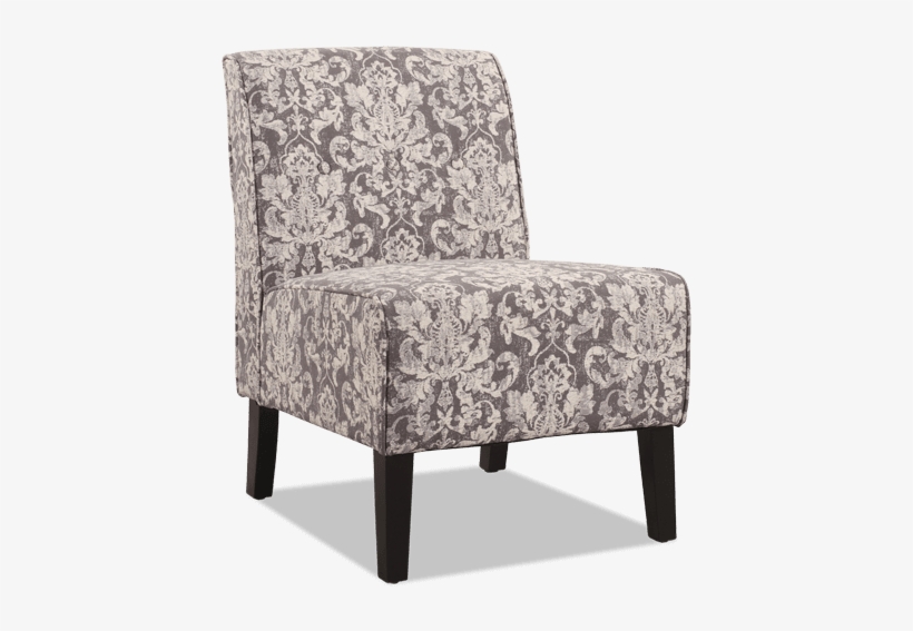 Linon Coco Grey Damask Accent Chair (coco Accent Chair, transparent png download