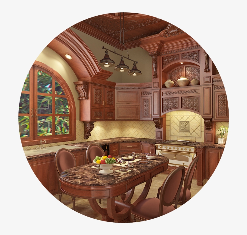 Kitchen-wood - Kitchen & Dining Room Table, transparent png download