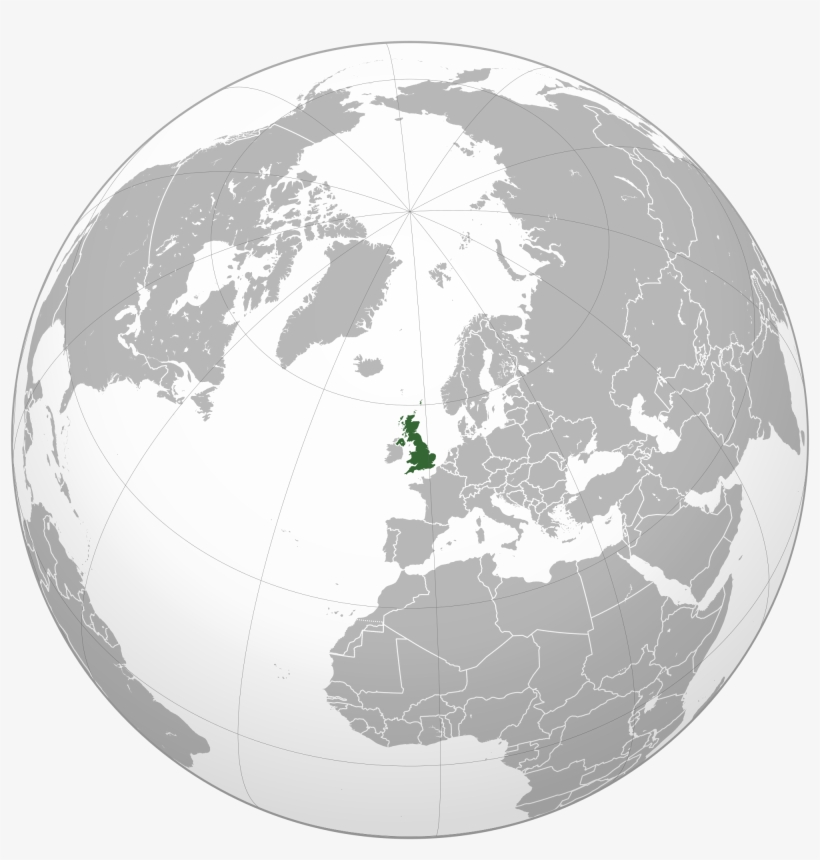 Orthographic Projection Of The United Kingdom - Garmin Gdl 52 Sirius Xm/ads-b Gps Receiver, transparent png download