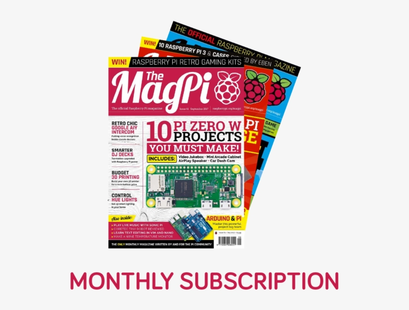 Magpi Raspberry Pi Magazine - Issue 61, transparent png download
