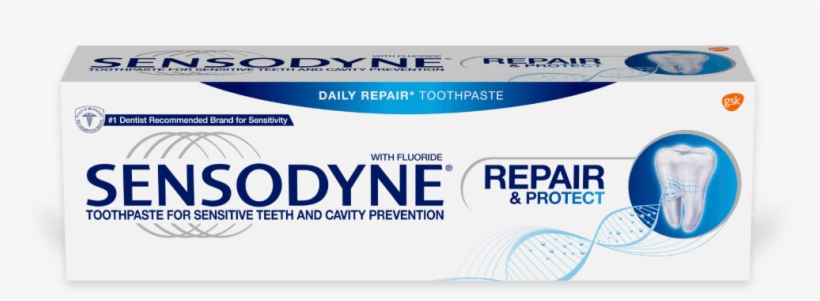 'sensodyne Repair And Protect Toothpaste - Sensodyne Rapid, transparent png download