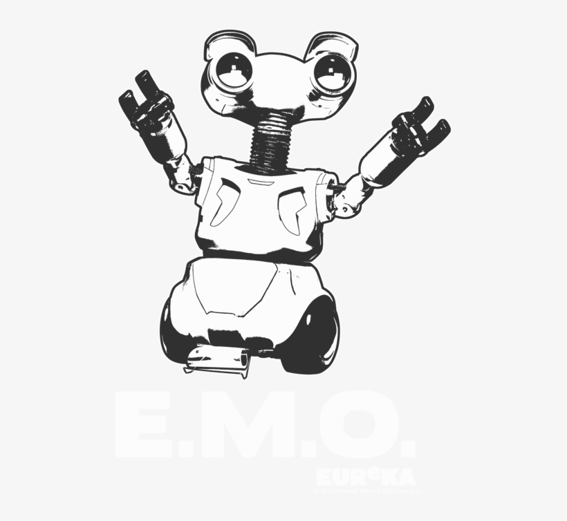 Eureka Emo Pullover Hoodie - Cartoon, transparent png download
