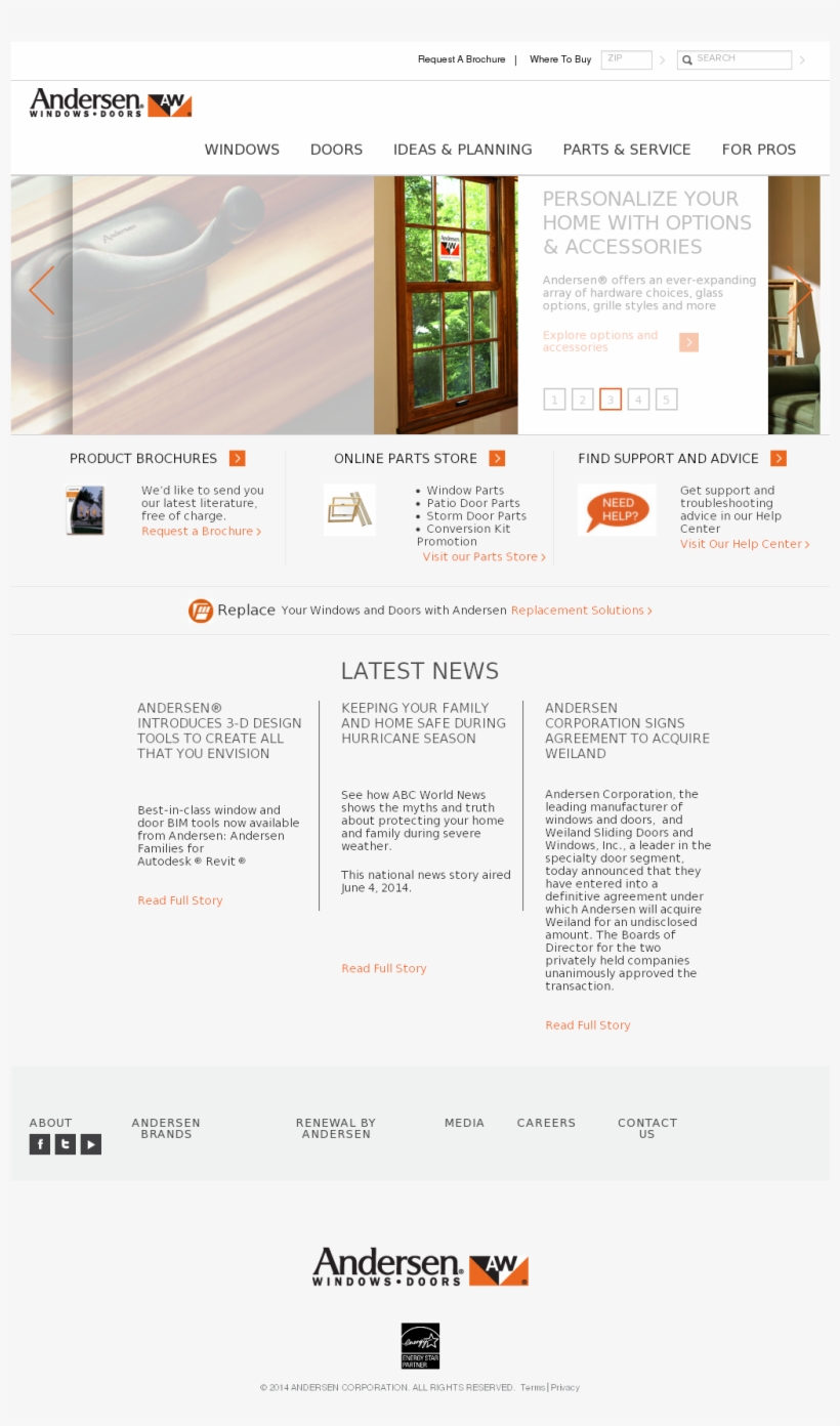 Andersen Windows Competitors, Revenue And Employees - Andersen Windows, transparent png download