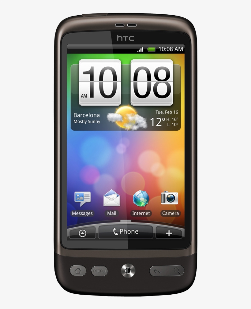The Htc Desire Was One Of Two Android Phones Announced - Htc Desire, transparent png download