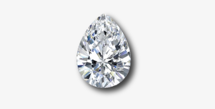 Pear - Pear Cut 925 Sterling Silver White Sapphire Halo Engagement, transparent png download