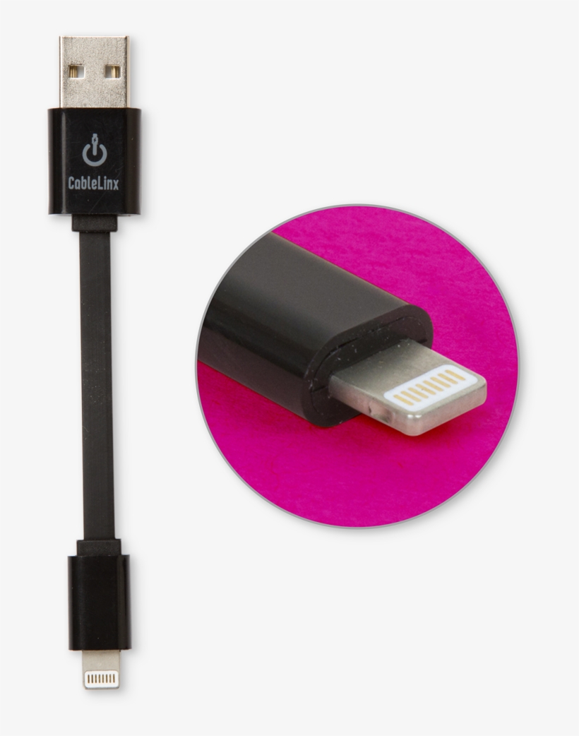 Lightning To Usb Charge And Sync Cable - Chargehub Cablelinx Lightning To Usb 3.5" Charge, transparent png download