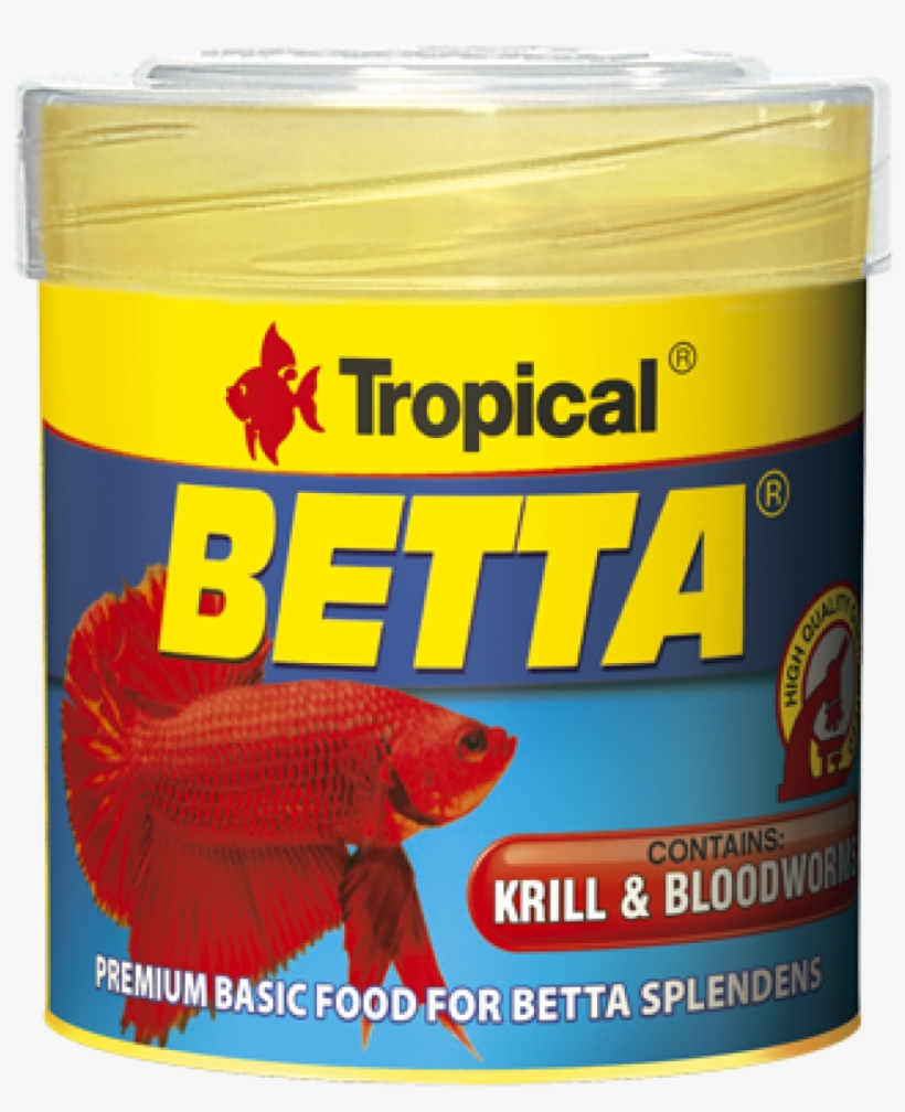 Tropical Betta 15gr / 50ml - Floating Flakes For Fish, transparent png download