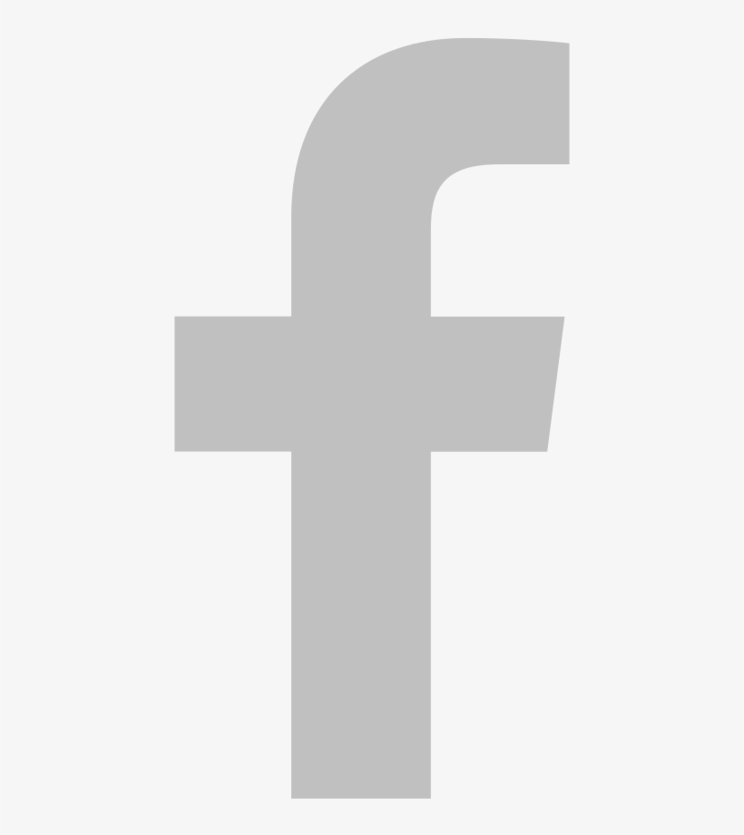Logo Facebook Branca Png - Grey Facebook F Png, transparent png download