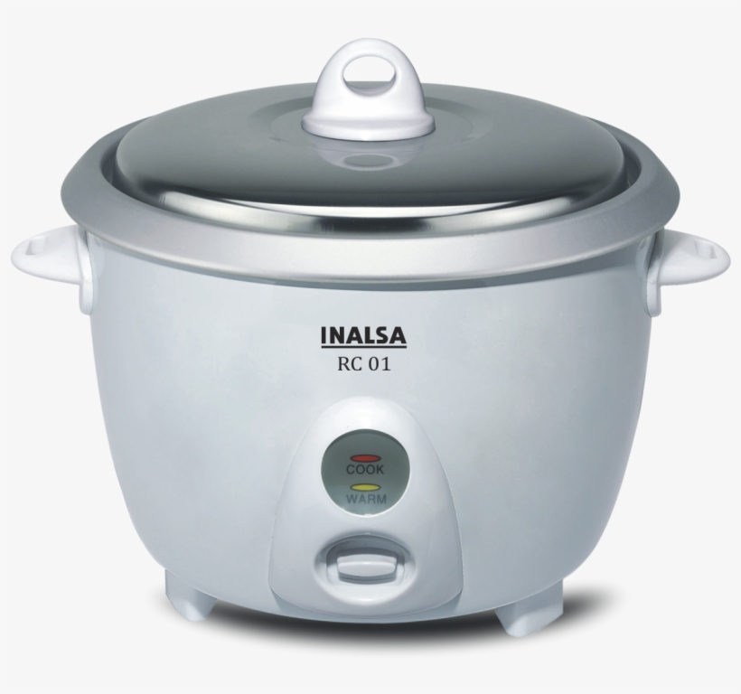 Rice Cooker-purifier Kart - Inalsa Rc 01 1.8l Rice Cooker 650w (white), transparent png download