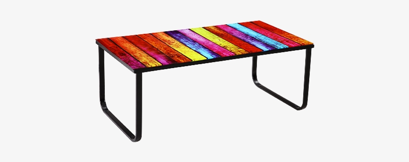 Image For Coffee Table With Tempered Glass Top From - Barevný Konferenční Stolek, transparent png download