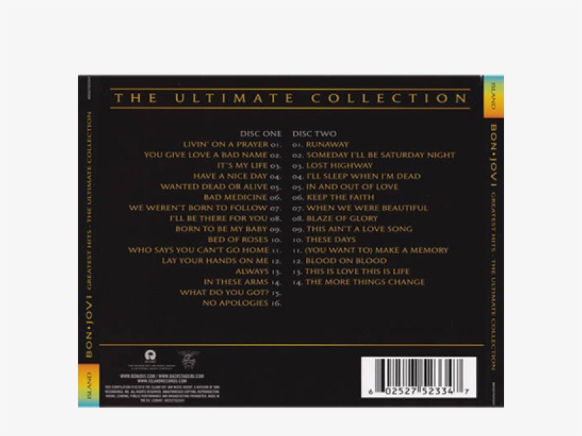 More Views - Best Of Bon Jovi, transparent png download