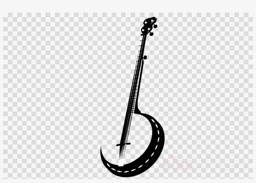 Banjo Silhouette Clipart Banjo Clip Art - Stopwatch Transparent Background, transparent png download