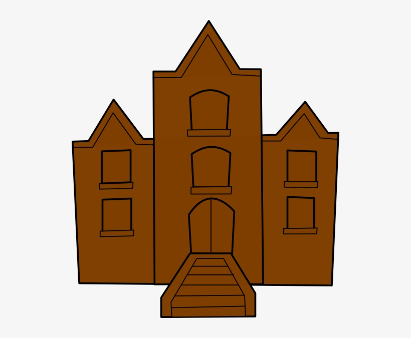 School Clip Art - School Building Clip Art, transparent png download