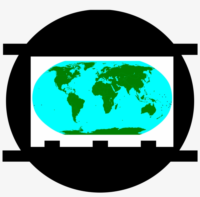 Png Icon Commons Pictures Dreamworks Png Png Icon Commons - Grey World Map, transparent png download