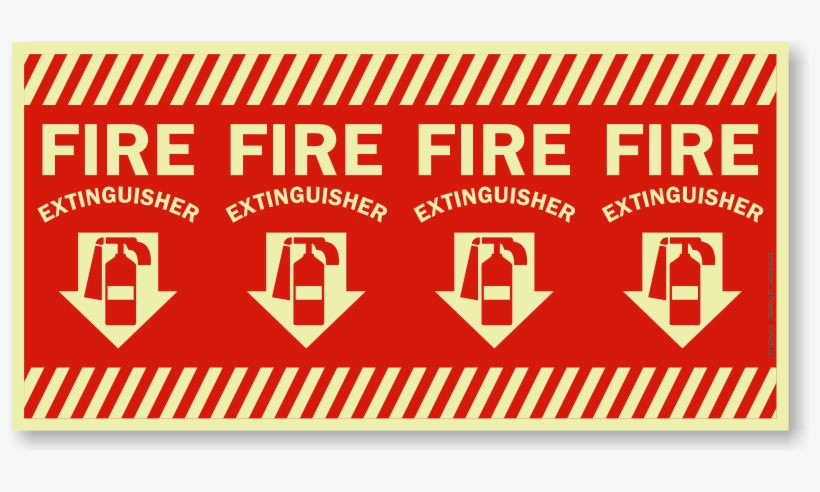 Zoom, Price, Buy - Fire Extinguisher Arrow Down Glow-in-dark Column Marker, transparent png download