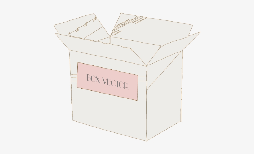 Vector Art Created Of A Packaging Box - Box, transparent png download