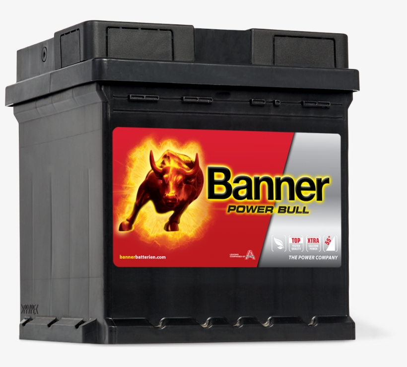 Bull - Banner Power Bull Autobatterie, P42 08, 42 Ah, 390, transparent png download
