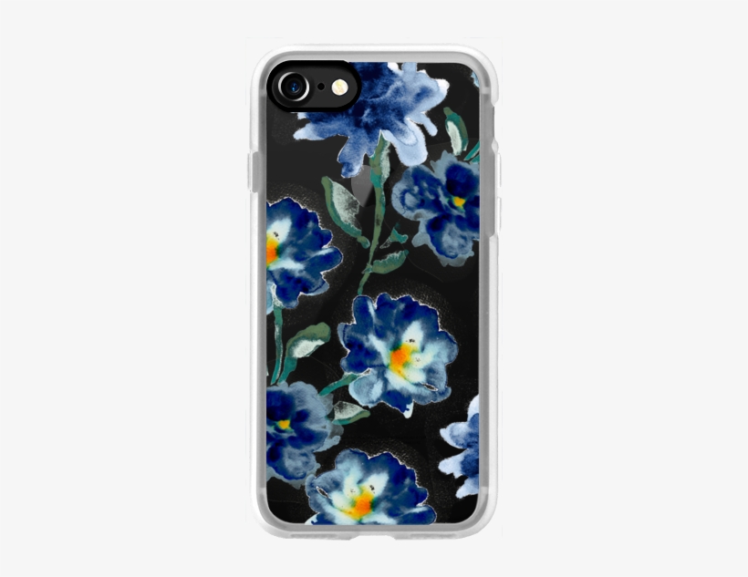 Blue Watercolor Clear Iphone Case Iphone 7 Case And - Iphone 7 Case, Casetify Classic Grip Protective Snap, transparent png download