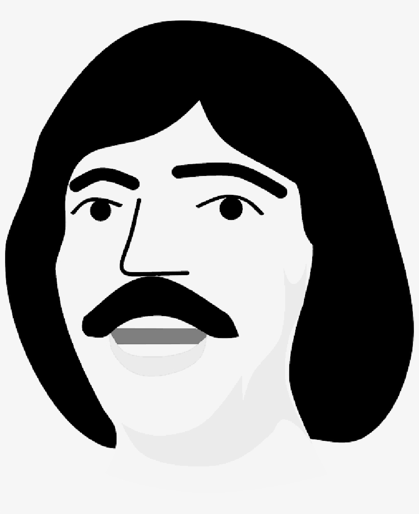 Gaucho, Man, Moustache, Pilgrim, - Men With Moustache Cartoon, transparent png download