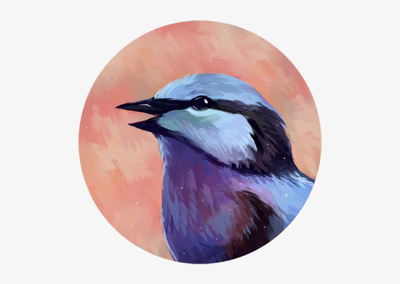 Wren Icon Cropped Cushion - Portable Network Graphics, transparent png download