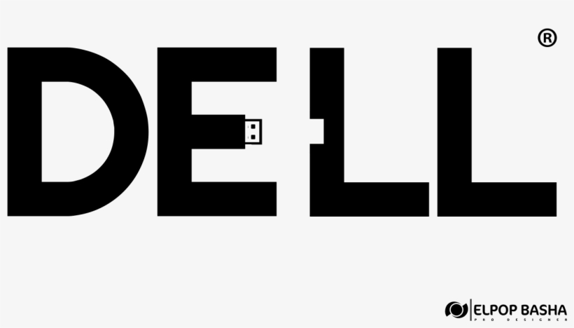 Black Dell Group Usb Logo Png - Graphics, transparent png download