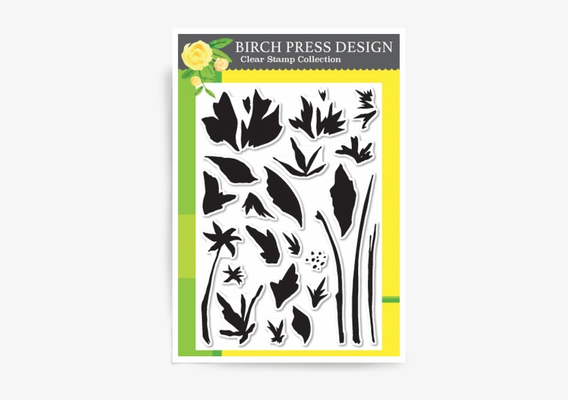 Watercolor Wildflowers Clear Stamp Set - Birch Press Design Dragonfly Greetings Clear Stamps, transparent png download