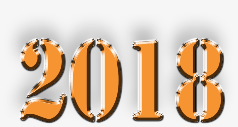 Happy New Year 2018 Png Greetings Download - Illustration, transparent png download