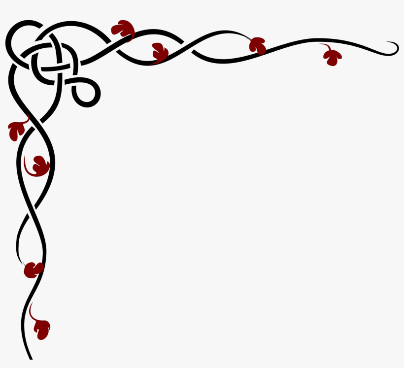 How To Set Use Pink Blue Flower Border Clipart, transparent png download