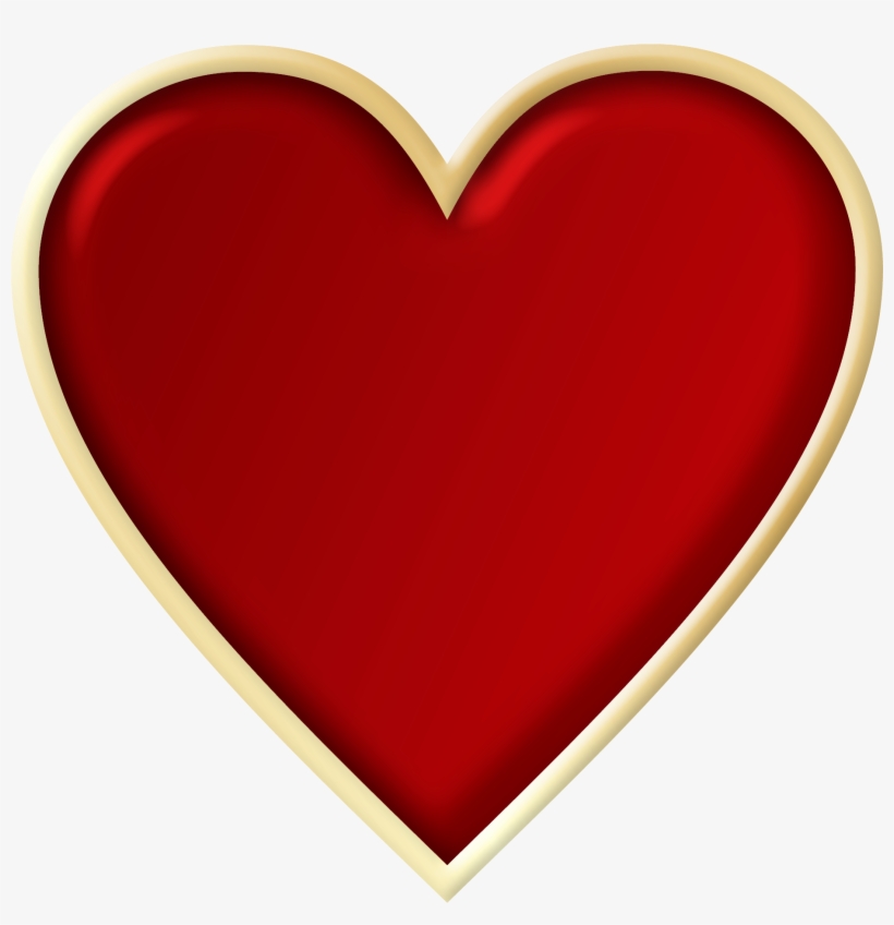 Red Heart Png Picture Clipart - Cartoon Images Of Heart, transparent png download