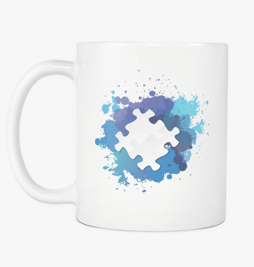 Autism Puzzle Watercolor Splash - Open Collectors Network, transparent png download