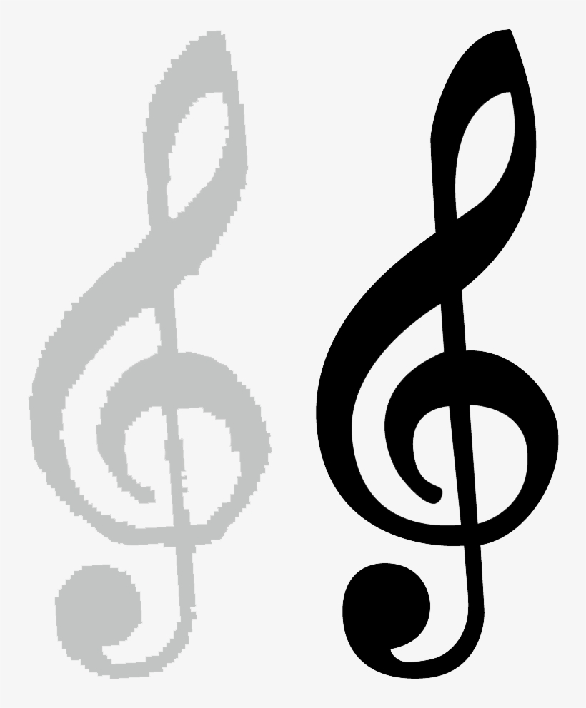 Clef - Treble Clef Note Png, transparent png download