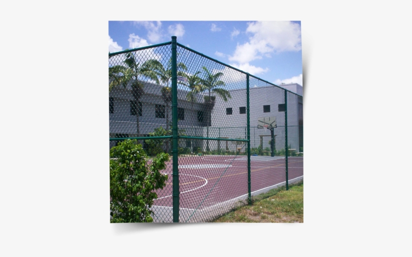 Basketball Fence - Basketball Court Fence, transparent png download
