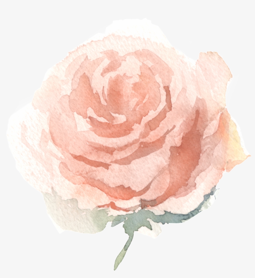 Watercolor Effect Flower Transparent Decorative - Watercolor Painting, transparent png download