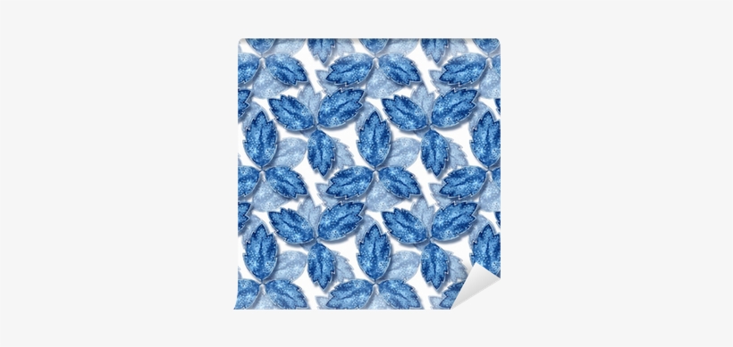 Seamless Background With Watercolor Decorative Leaves - Watercolor Painting, transparent png download
