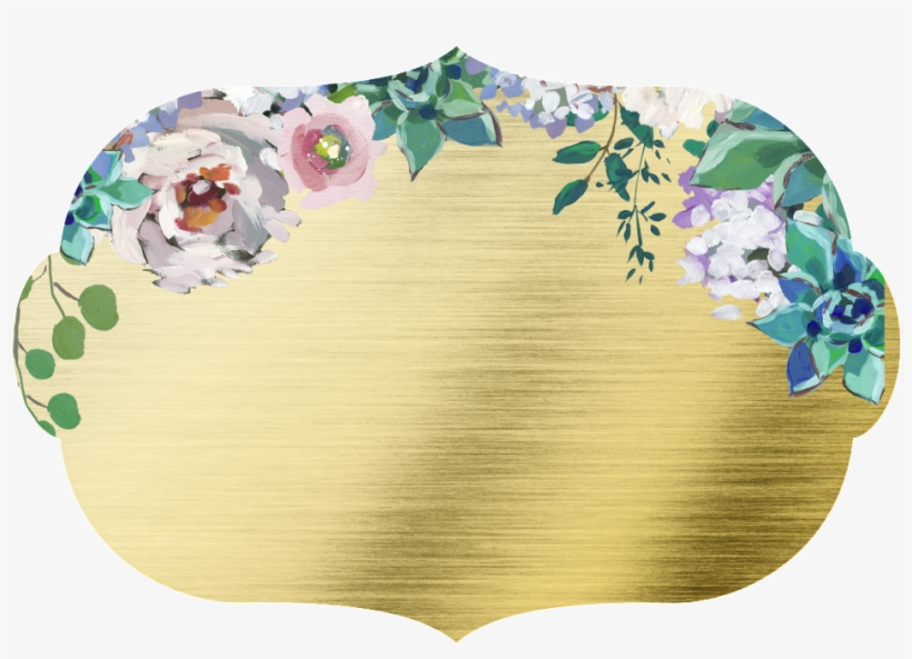 Hand Painted Golden Frame Pattern Png Transparent - September Calendar 2018 Printable, transparent png download