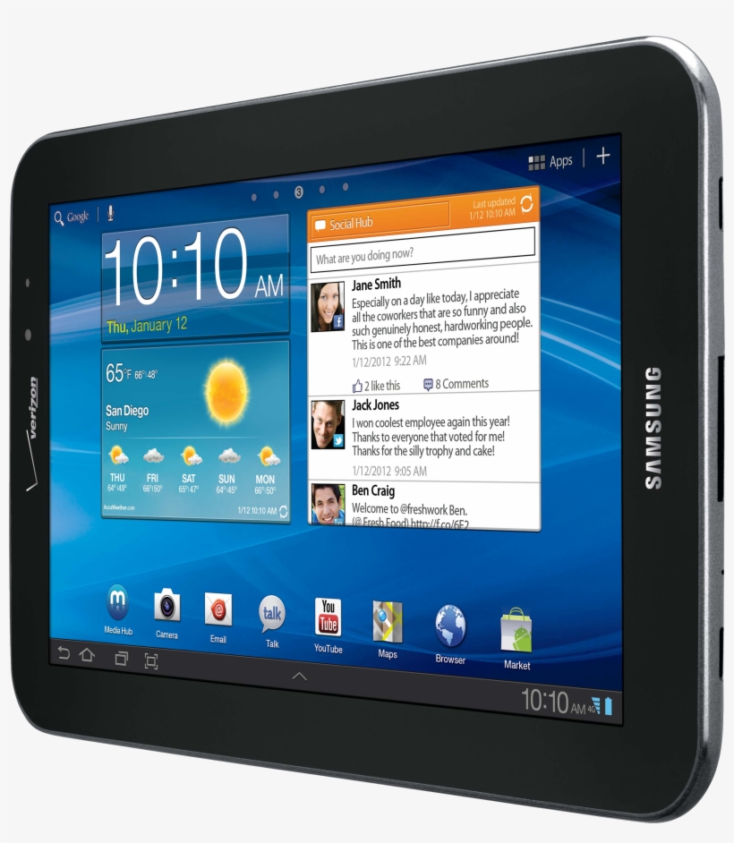 Tablet Png Image - Mobile Tab Png, transparent png download