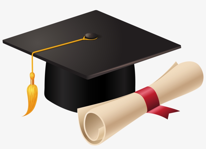 Jpg Transparent Library And Diploma Png Clip Art Gallery - Graduation Hat And Diploma Png, transparent png download
