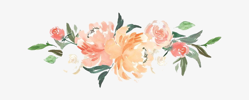 Watercolor Spring Floral Pattern Png - Wedding Welcome Bags Stickers, transparent png download