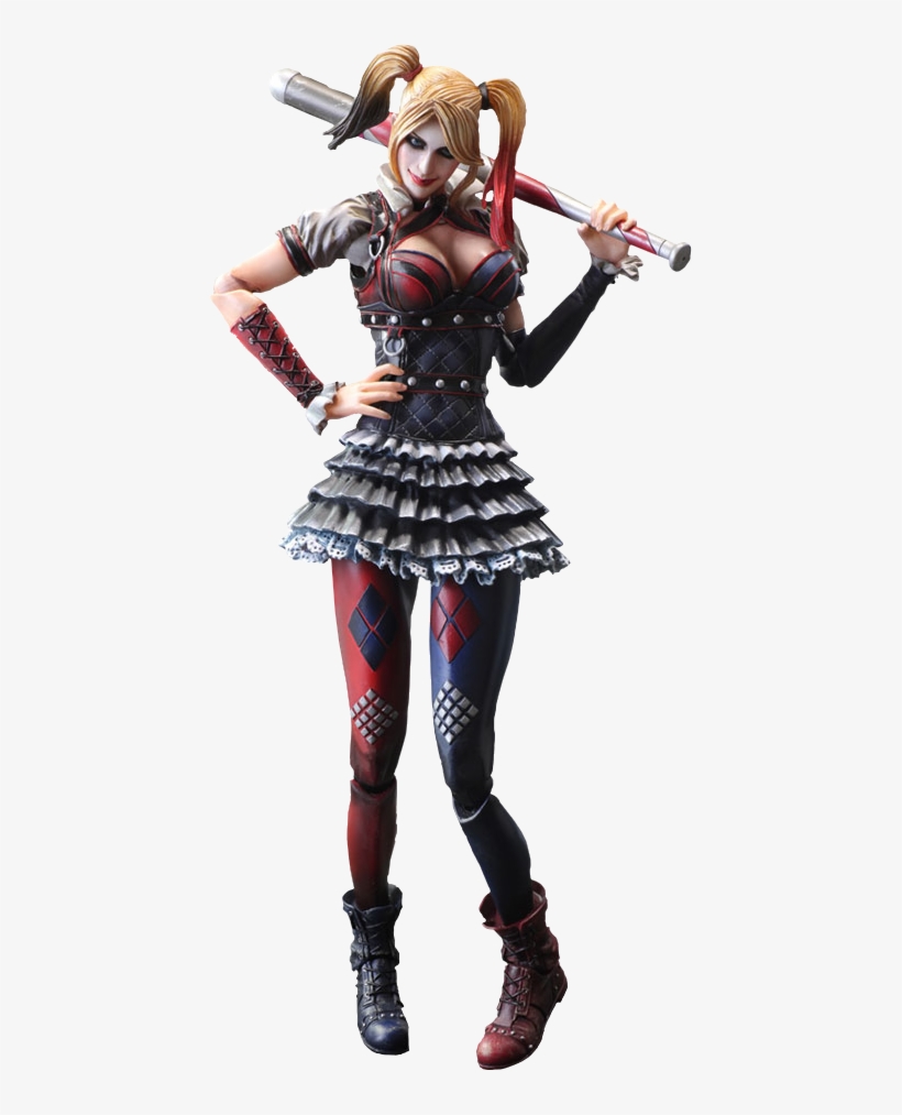 Harley Quinn - Batman Arkham Knight Play Arts Kai Harley Quinn Action, transparent png download