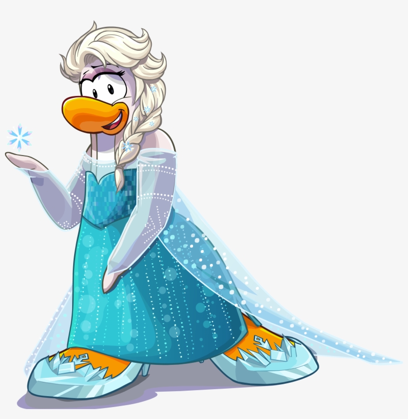 Elsa - Club Penguin Queen Elsa, transparent png download