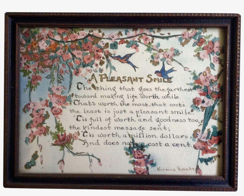 Nornine Herndon, Watercolor Painting, Statement Of - Picture Frame, transparent png download