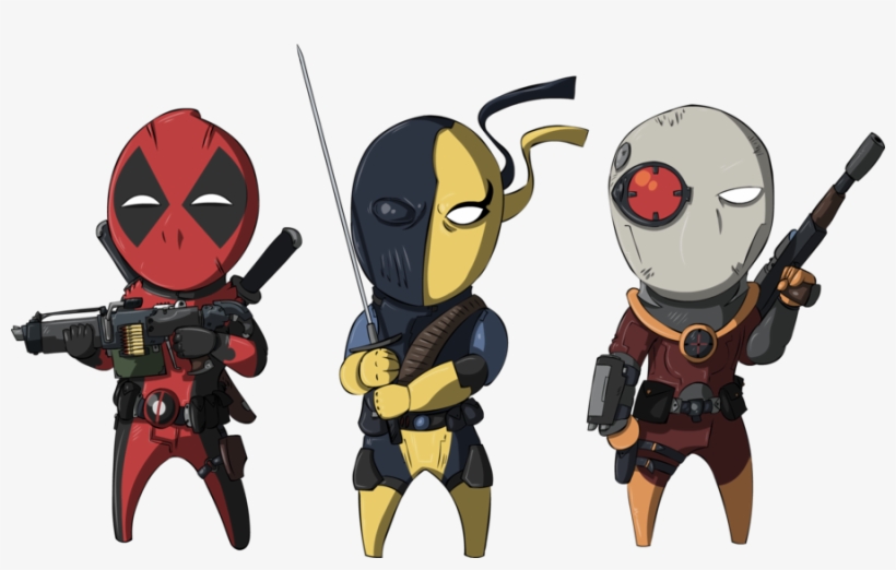 Mini Deads By - Deadshot Deadpool Deathstroke, transparent png download