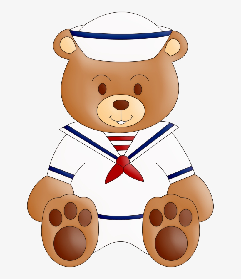Passatempo Da Ana Imagens - Desenho De Ursinho Marinheiro, transparent png download