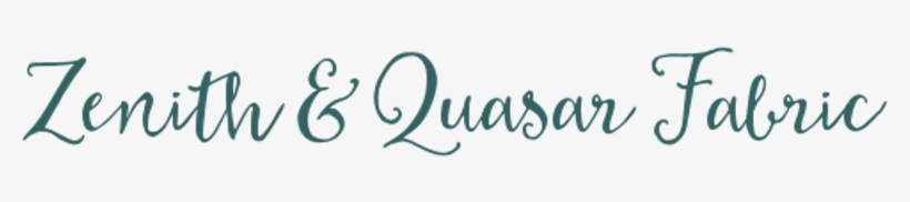 Zenith & Quasar Fabric - Calligraphy, transparent png download