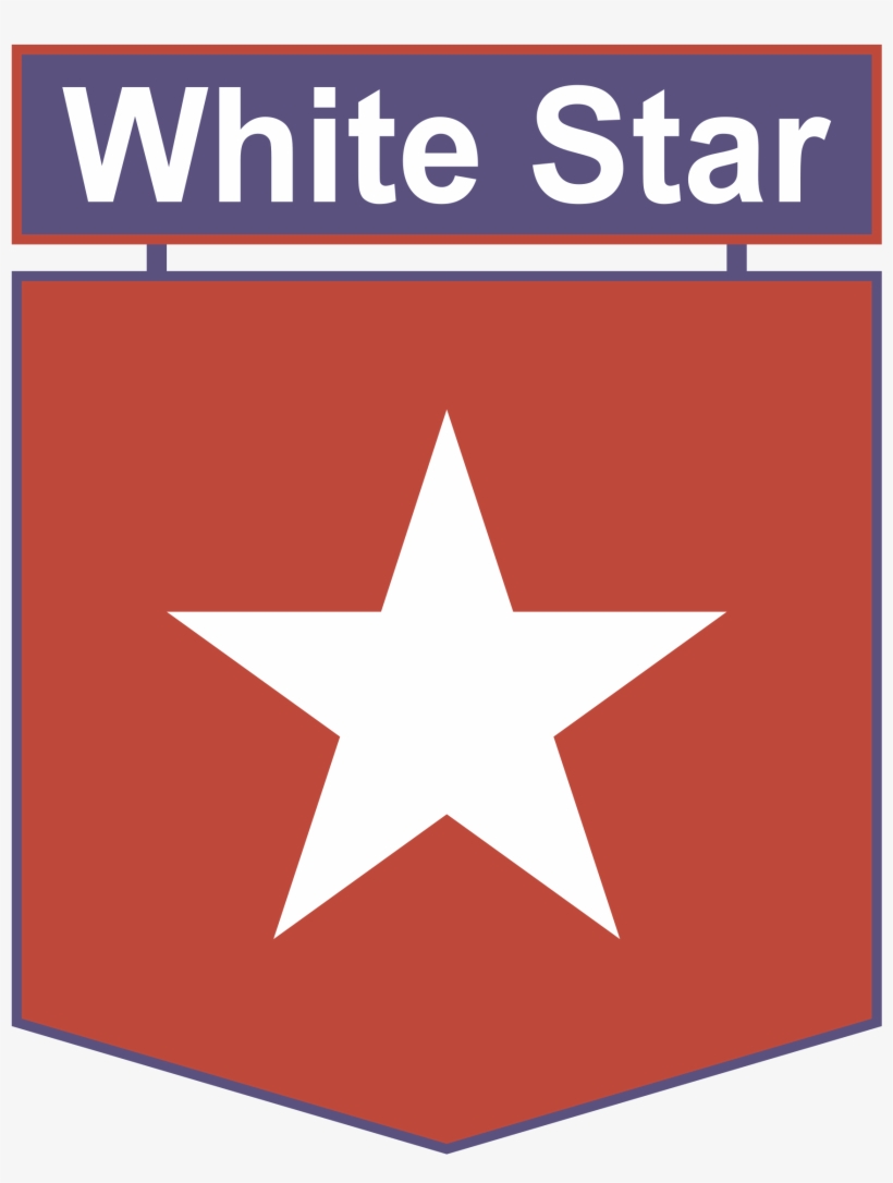 White Star Logo Png Transparent - White Star In Blue Square, transparent png download