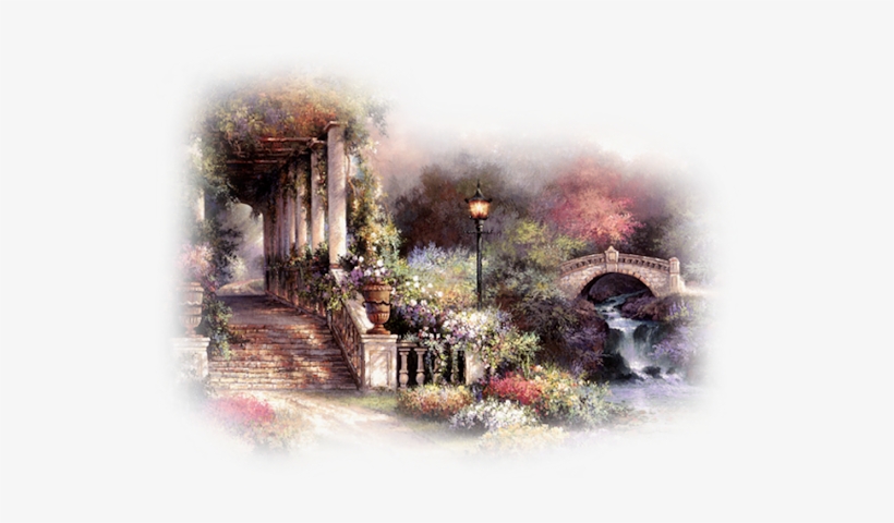 Stair-scene - Fantasy Bridges Desktopnexus, transparent png download