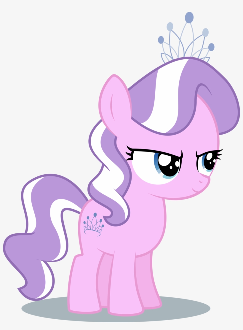Hyperdrive Vectoring Smirking Diamond Tiara By Parclytaxel-d5m6qrr - Diamond Tiara My Little Pony, transparent png download