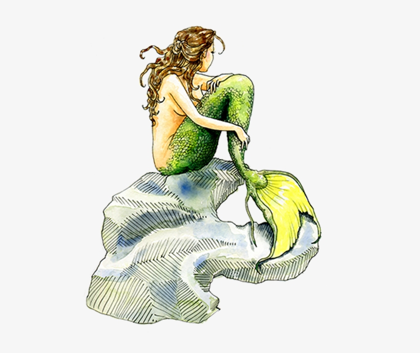 Clipart Library Download Mermaids Only Dan Paul Roberts - Watercolor Mermaids, transparent png download