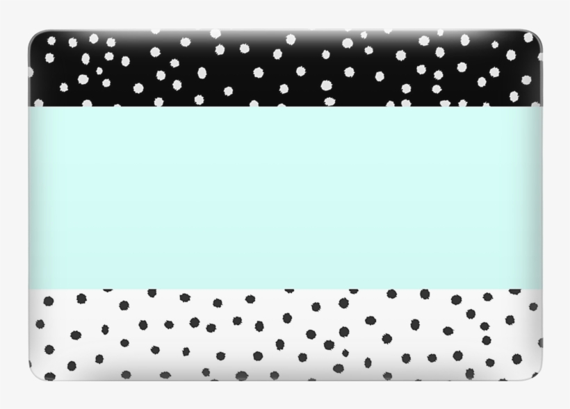 Casetify Macbook Air 13 Macbook Snap Case - Schwarz-weißes Aquamarines Postkarte, transparent png download