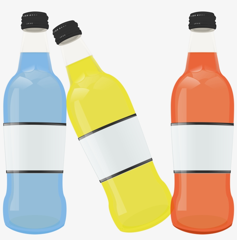 This Free Icons Png Design Of Colored Bottles, transparent png download